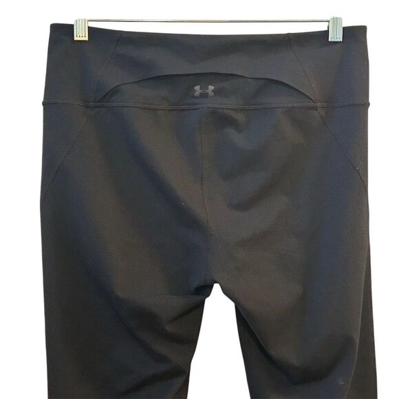 Under Armour Women's Black Compression Leggings Size L High-Rise Activewear - Picture 7 of 9
